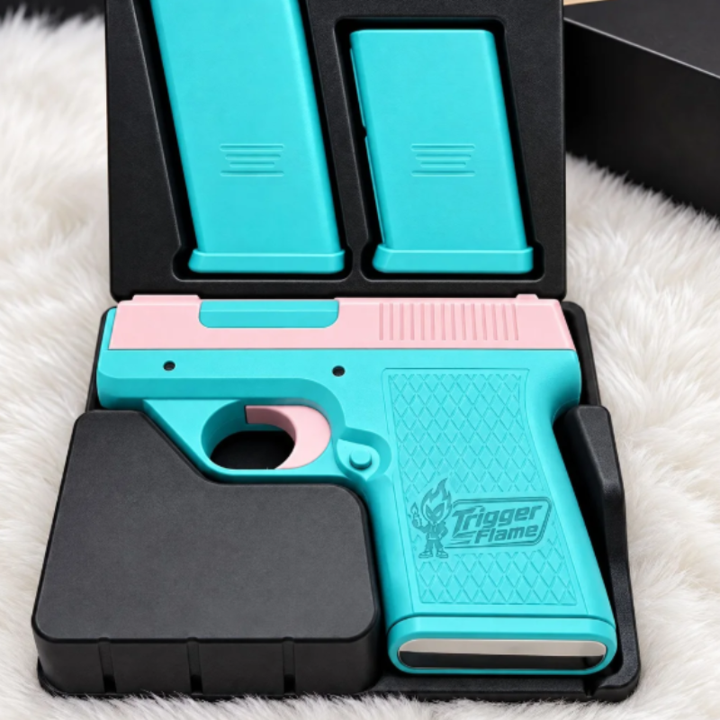 Two In One Gun Lighter - Cigarette Case