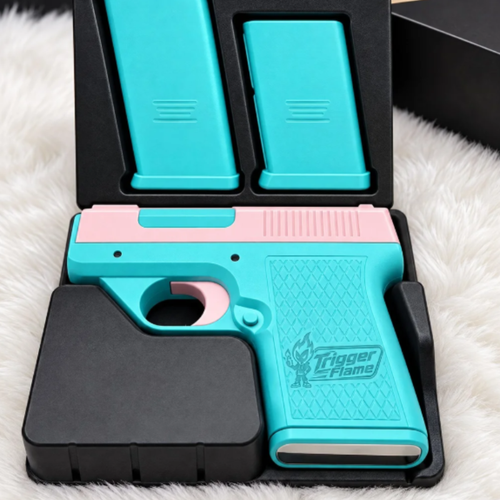 Two In One Gun Lighter - Cigarette Case